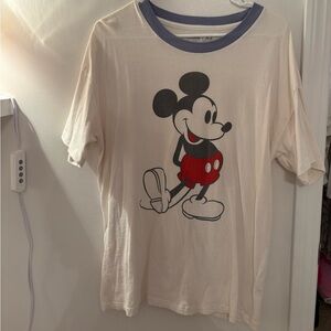 American Eagle x Disney Tee - Cream and Blue